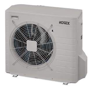 Rotex Wärmepumpen Außengerät | RRGA04DV-CW weißaluminium | 4 kW