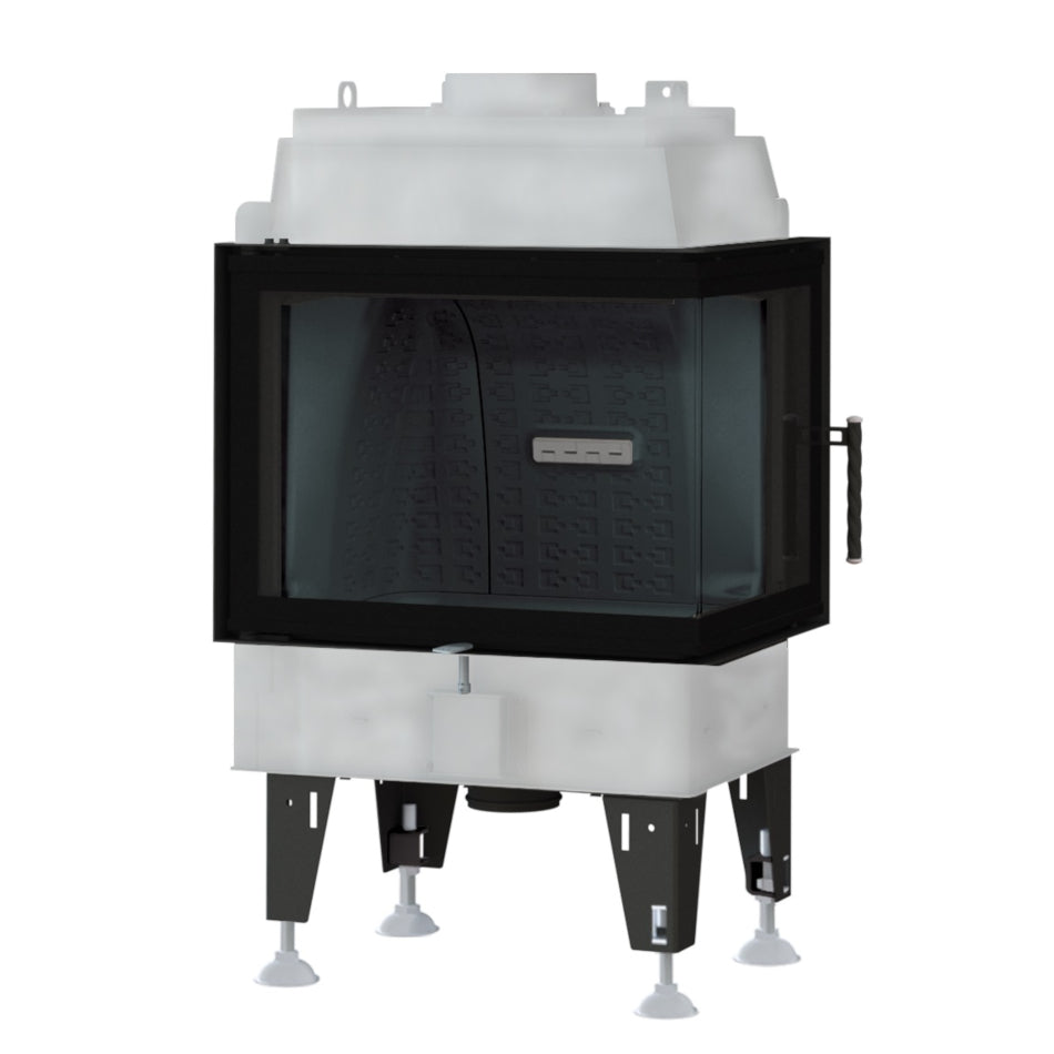 BeF Home Kamineinsatz Royal 8 CP| 8 kW | gebogene Glascheibe 