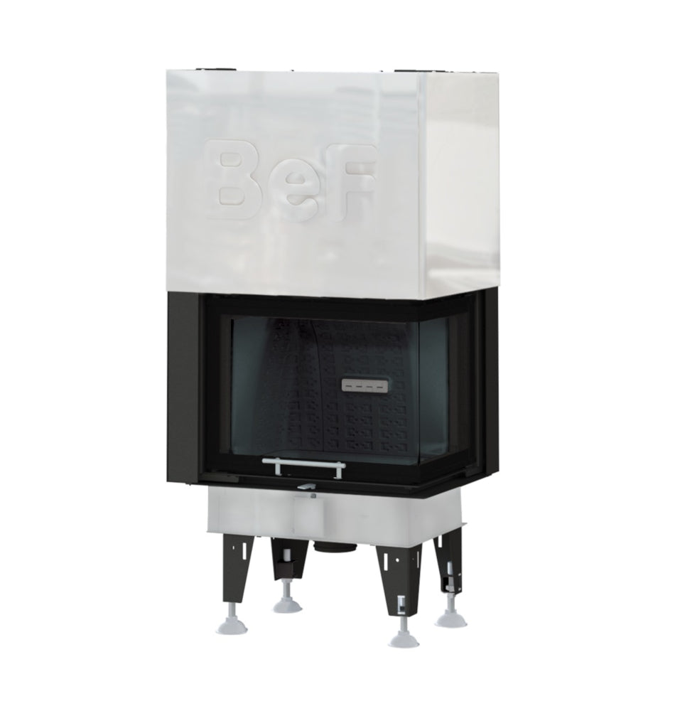 BeF Home Kamineinsatz Royal V 8 CP| 8 kW | Hochschiebbarer Tür 