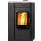 AUSTROFLAMM Pelletofen Ruby | Stahlmantel+Deckel Weiß | WiFi | 8 kW