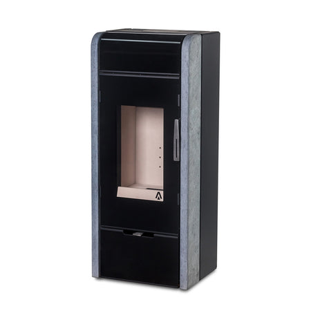 KRETZ | Kaminofen SAMANA 3 | Stahl schwarz / Serpentine | 5,8 kW ➔ klimaworlv.com