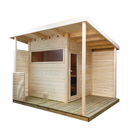 Sentiotec Saunakabine Gartensauna Scala Medium