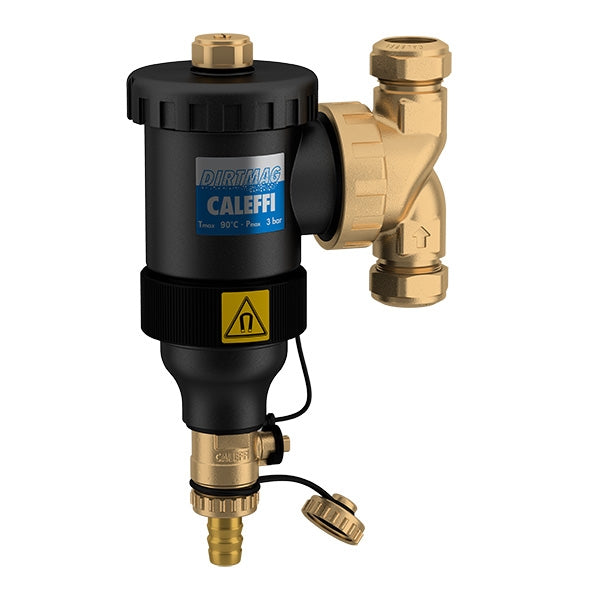 Caleffi DIRTMAG - Schlammabscheider mit Magnet Ø 22mm Klemmverschraubung