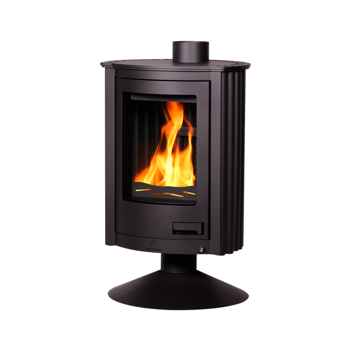 HS Flamingo Warmluftofen Masterfalmme Piccolo II in Schwarz |  Klimaworld.com
