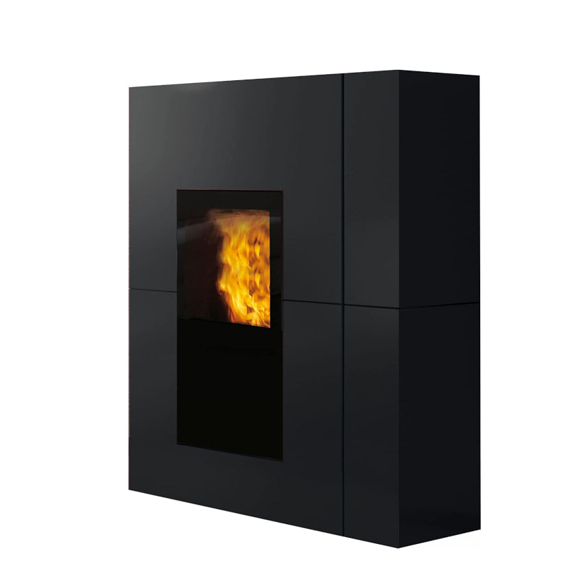 Edilkamin Pelletofen Blade H 15 Stahl schwarz