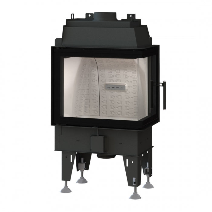 BeF Home Kamineinsatz Feel 7 CP mit 7 kW und Eckscheibe RECHTS | Klimaworld.com