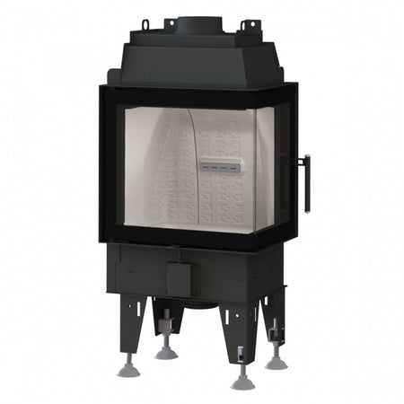 Warmluft Kamineinsatz BEF FEEL 6 CP Eckscheibe rechts | Klimaworld.com