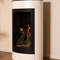 Wanders Gaskamin TALI | Stahlmantel in Weiß | Propangas | 5 kW