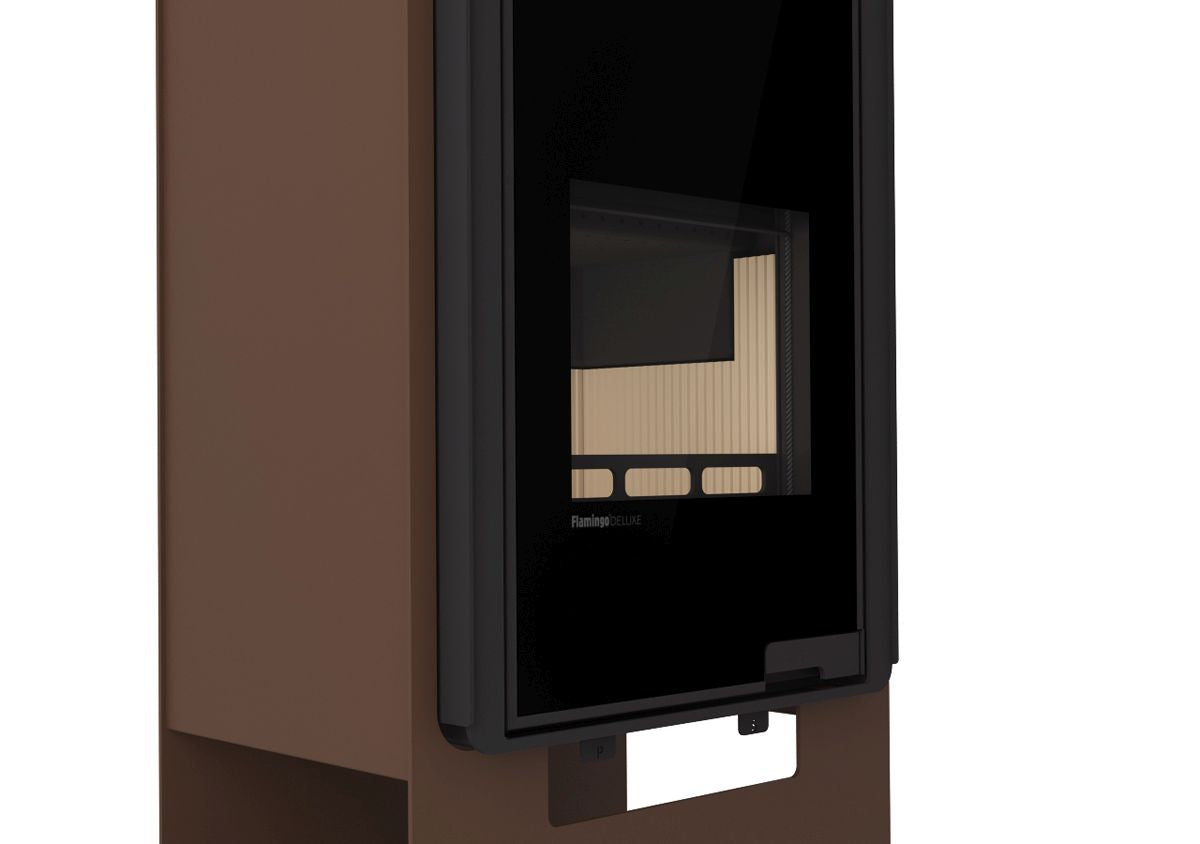 HS Flamingo Kaminofen Singa, braun | klimaworld.com