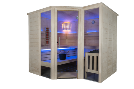 Sentiotec Saunakabine Artkis Infra+ LED Beleuchtung | klimaworld.com