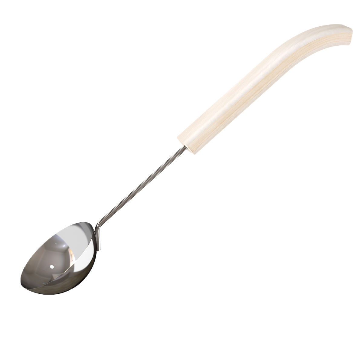 Sentiotec Schöpfkelle mit gebogenem Griff