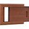 Sentiotec Entlüftungsschlitz | 620-D | eckig, Red Cedar