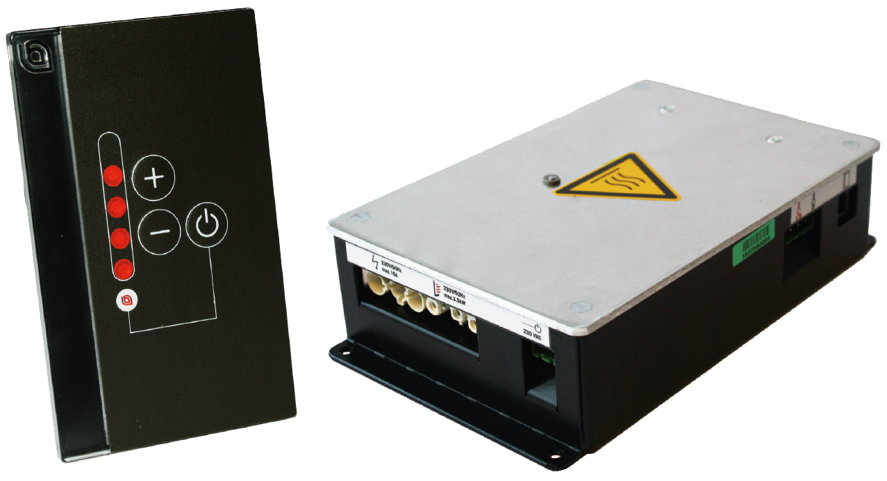 Sentiotec Infrabox Basic S, Bedienteil + Leistungsteil