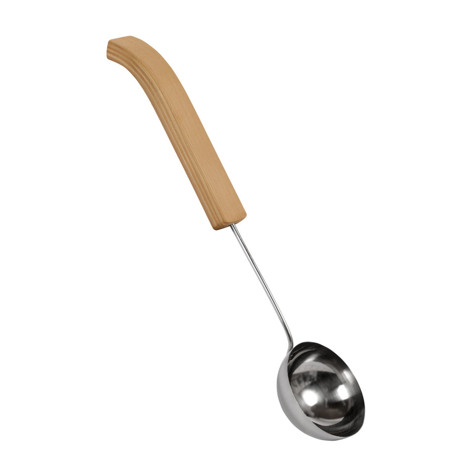 Sentiotec Schöpfkelle mit gebogenem Griff | 453-MD | Red Cedar