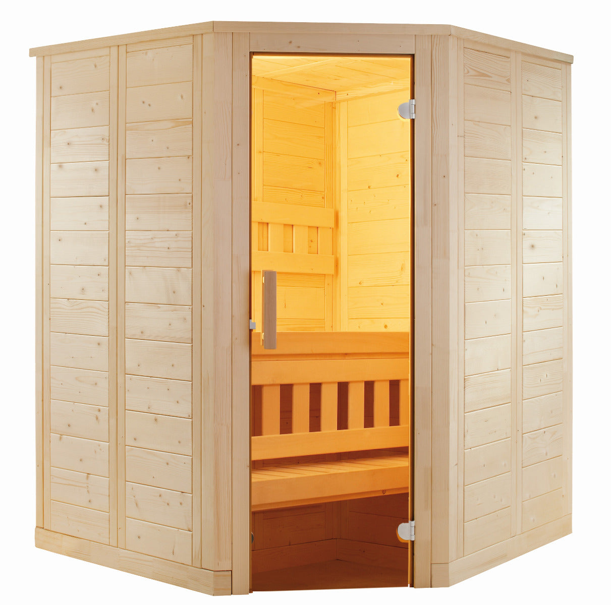 Sentiotec Sauna Set Wellfun Mini mit Saunaofen Mini inkl. Steuerung | klimaworld.com