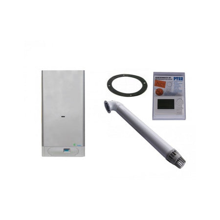 Raumluftunabhängige Gastherme Thermona Therm 20 TLXE.A mit 9 - 20 kW WAND-SET