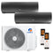 GREE | Multisplit-Klimaanlage FAIRY BLACK | 2,7 kW + 3,5 kW