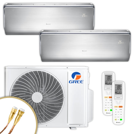 GREE | Klimaanlage U-CROWN | 3,5 kW + 3,5 kW | Quick-Connect