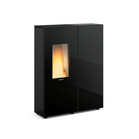 Extraflame Pelletofen SHARON PLUS CRYSTAL, Schwarz | klimaworld.com