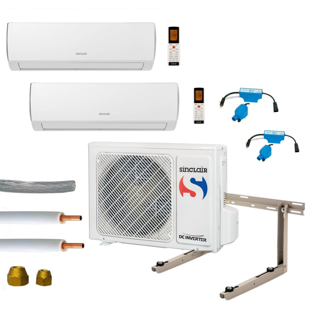 Klimaanlage Komplettset Multisplit Sinclair Wandgeräte 2x2,6kW
