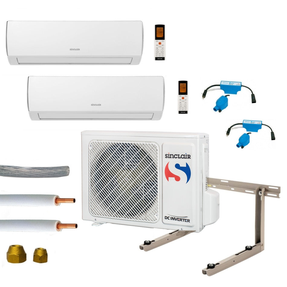 Klimaanlage Komplettset Multisplit Sinclair Wandgeräte 2x2,6kW