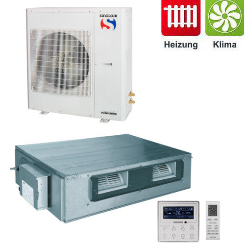 Split - Kanalklimagerät Sinclair UNI DC-Inverter 10kW