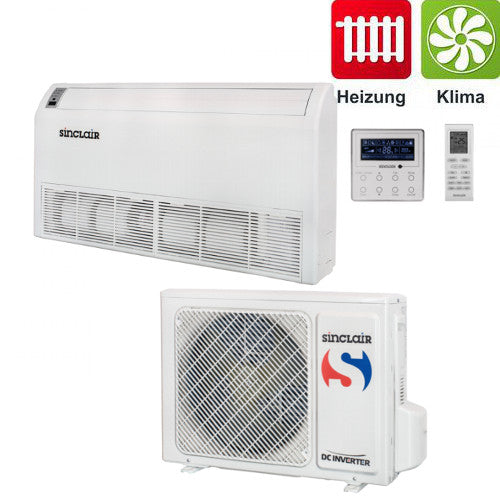 Split-Klimaanlage Truhenklimaanlage Sinclair UNI DC-Inverter 2,6 kW
