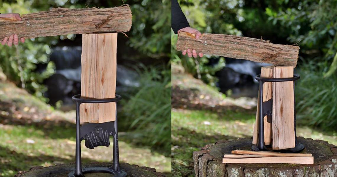 Kindling Cracker Standard Handholzspalter Arbeit mit Holz