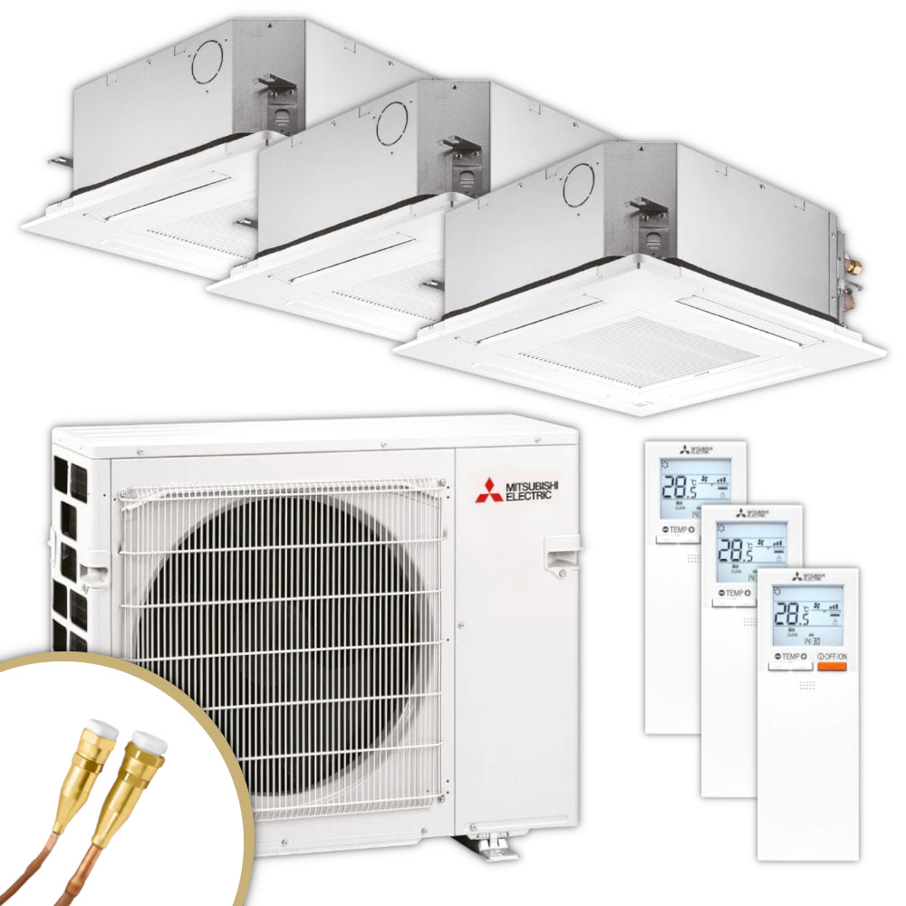 MITSUBISHI | Klima-Set MXZ/SLZ-M | 2× 2,5 kW + 3,5 kW | Quick-Connect