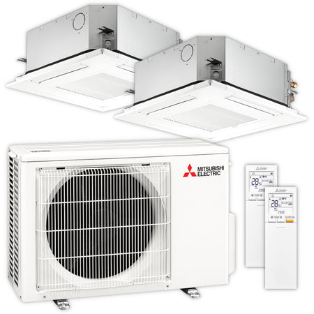 Mitsubishi Multisplit Klimaanlage Decke | SLZ-M | 2,5 kW + 2,5 kW | Klimaworld.com