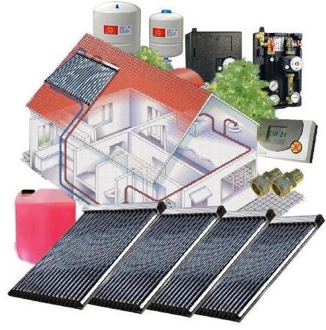 Solarpaket WT-B/22 Röhrenkollektorset 