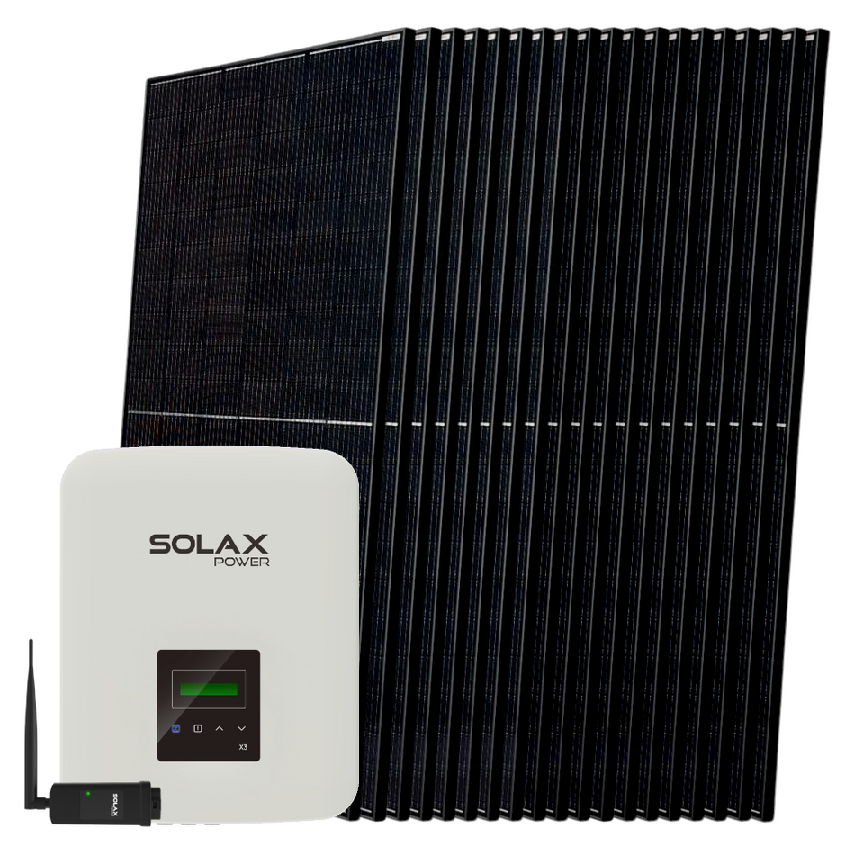 Solax Solaranlage 7,6 kW | kompl. Set | 20x 380 W Solarmodule | 3 Ph. 1