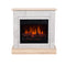 Aflamo LED Standkamin Vigo Stone 3D Beton/Sonoma | Wandaufstellung