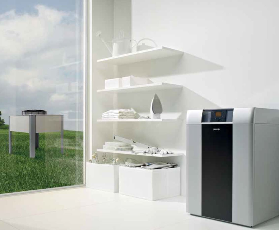 Splitwärmepumpe Luft-Wasser Wärmepumpe Gorenje Aerogor HP 12 AW 8 kW