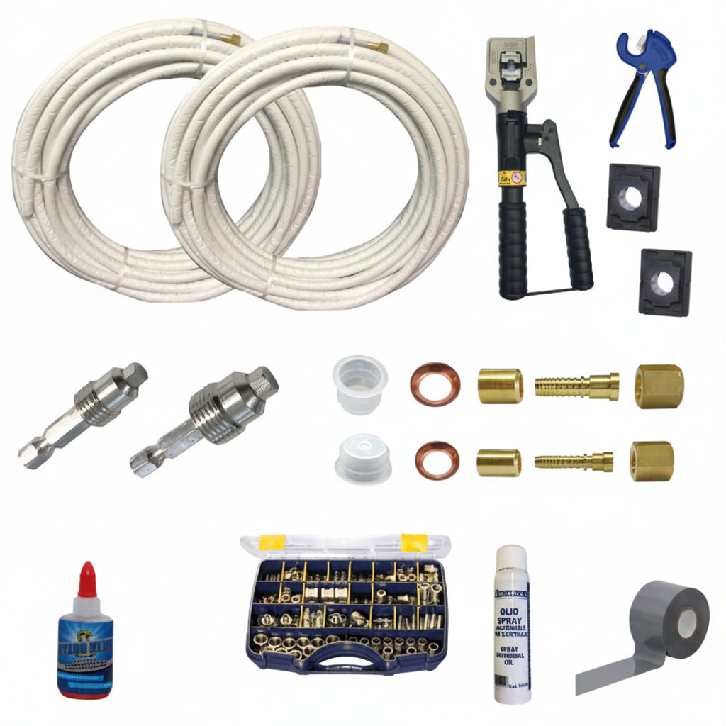 FLEX-TUBE | Starter-Kit | 3/8 | 5/8 | inkl. hydraulischer Presszange