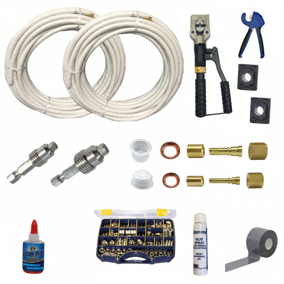 FLEX-TUBE | Starter-Kit | 3/8 | 5/8 | inkl. hydraulischer Presszange