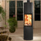 AUSTROFLAMM Kaminofen Stila 2.0 | Stahlmantel Gussgrau | 5 kW