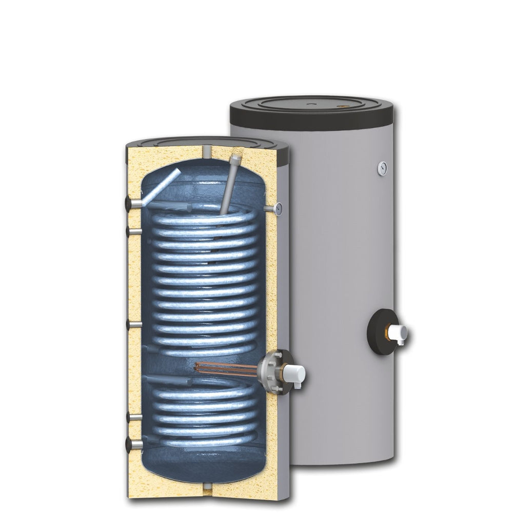 ThermoFlux Wärmepumpenspeicher SWP2N 400 | mit 2 Wärmetauscher | klimaworlv.com