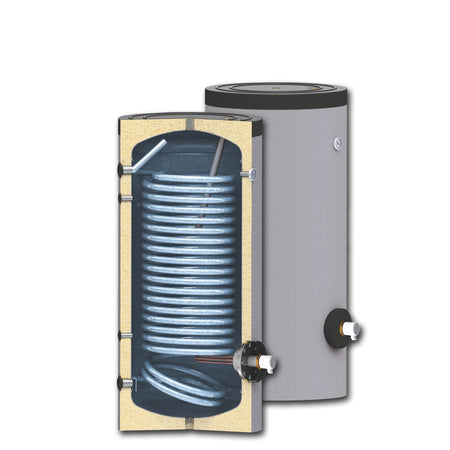 ThermoFlux Wärmepumpenspeicher SWPN 500 | mit einem Wärmetauscher | klimaworlv.com