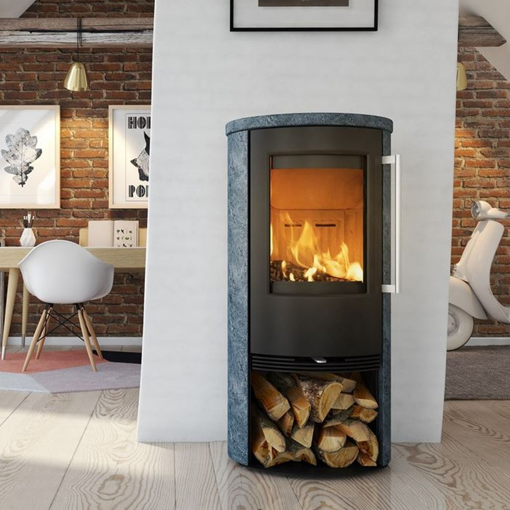 TermaTech | Kaminofen | TT21RS | 5 kW | Speckstein | schwarz