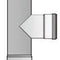 Pellet T-Stück F/F Durchmesser 80mm
