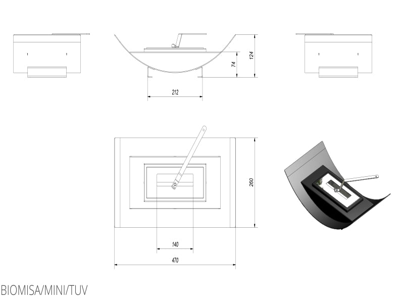 Technische Zeichnung - BIOMISA/MINI/TUV