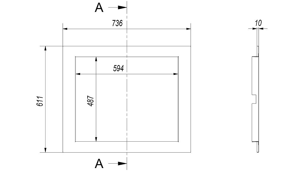 Technische Zeichnung - BLENDA/M/A/DECO