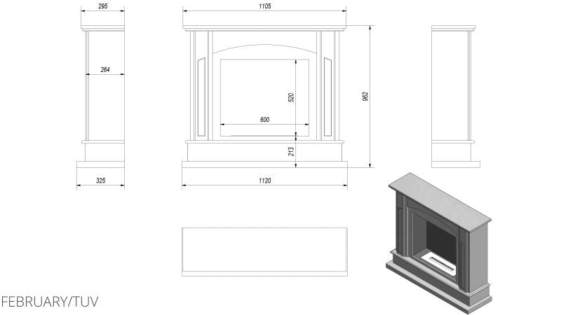 Technische Zeichnung - FEBRUARY/TUV