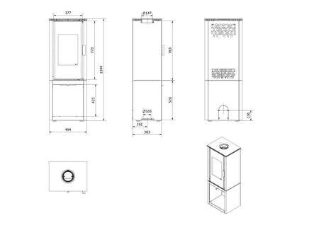 Technische Zeichnung - KOZA/ENYO/FLAT/01