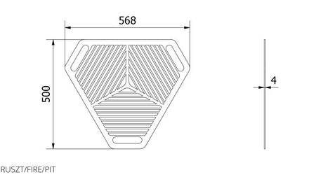 Technische Zeichnung - RUSZT/FIRE/PIT