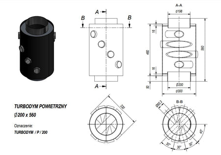 Technische Zeichnung - TURBODYM/P