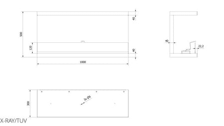 Technische Zeichnung - X-RAY/TUV