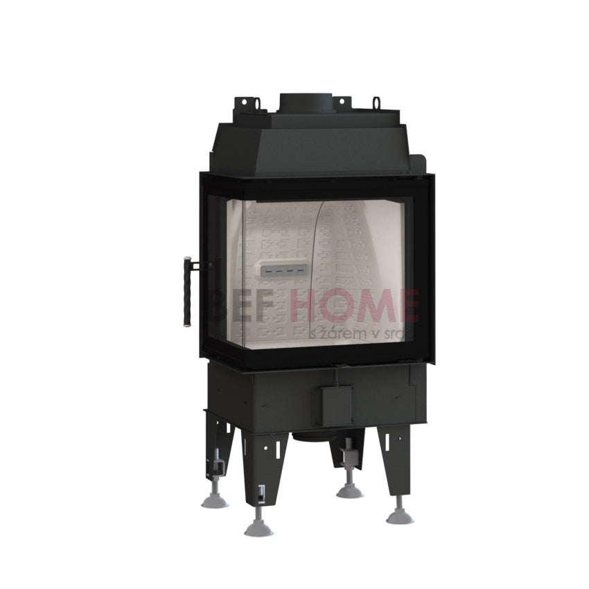 BeF Home Kamineinsatz Therm 6 CL| 6 kW | weißer Feuerraum 