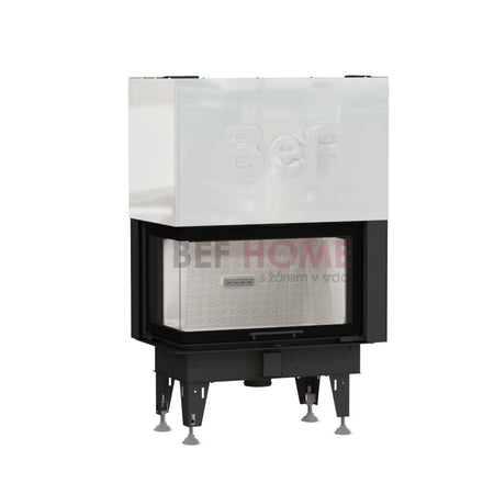 BeF Home Kamineinsatz Therm V 10 CL | 13 kW | weißer runder Feuerraum 